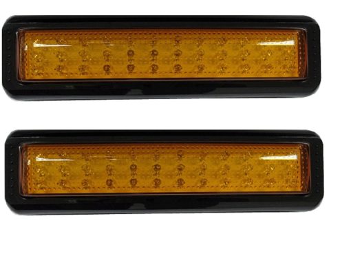 Amber Indicator LED Tail Light x 2 -0