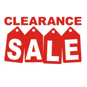 Clearance Sale Red