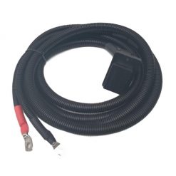50 amp 12v 8B&S Wire Extension Lead with External Mount and Split Tube