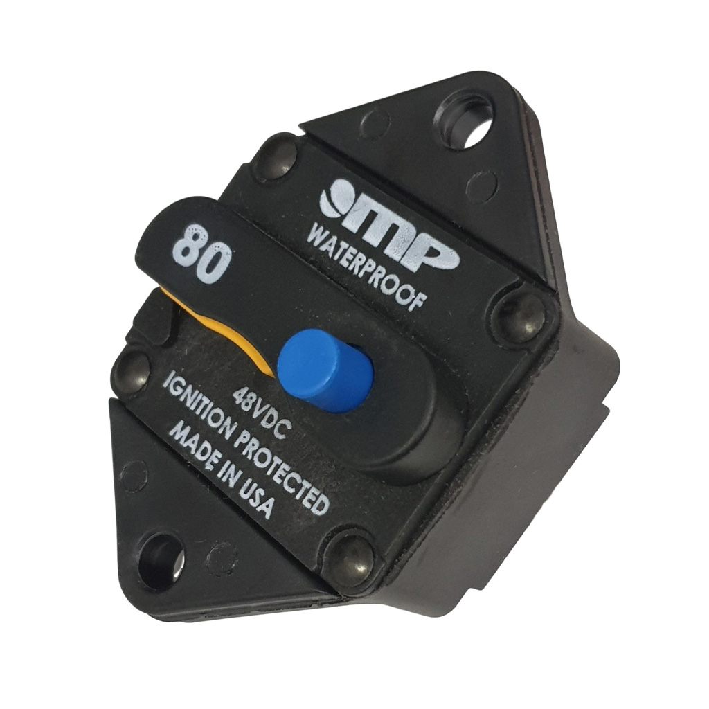 Circuit Breaker 80 amp Panel Mount Resettable Waterproof USA Brand | eBay