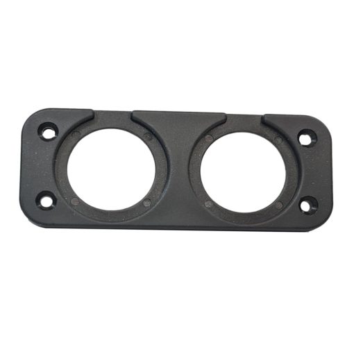 Dual Round Meter Panel Mount Face Plate