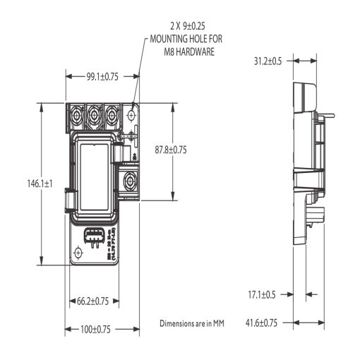 880073 pdm dimensions