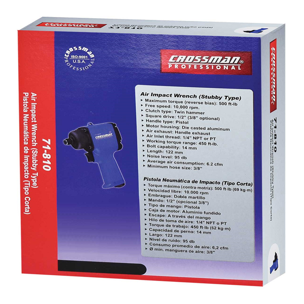 Crossman Air Impact Wrench Stubby Type 1/2\