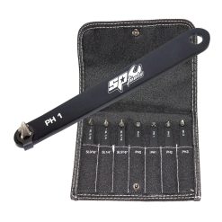 SP Tools Mini Spanner Bit Set Low Profile -Slotted and Phillips 7pc