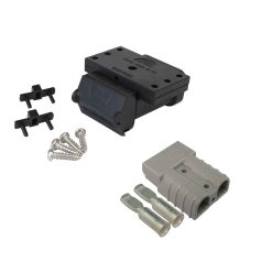 50A Anderson Plug Mounting Kit with LED and 50 amp Anderson Style Plug