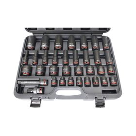 SP Tools SP20327 1/2in Dr Impact Socket Set - SAE 34pc