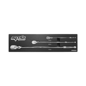 SP Tools SP29330 Sealed Extra Long Flex Head Ratchet Set - 3pc