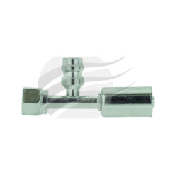 Atco SB1301-3 Female O’Ring #6 Straight Steel Beadlock with R134A Port