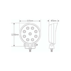 LED Autolamps E72-FL2 Piece