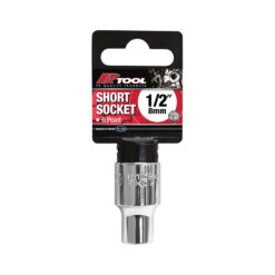 Pk Tools PT10608 1/2" Dr 6pt Metric Short Regular Socket Cr-V 8mm