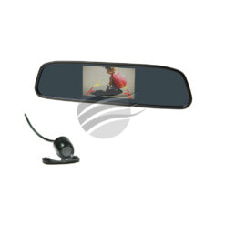 Gator GRV43MKT 4.3" Clip On Mirror Reverse Camera Kit Wired System