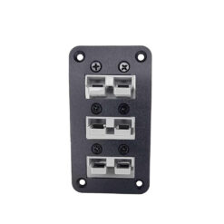 Blue-Bar-DC-255-Triple-50a-Anderson-Flush-Mount-with-Plugs-wth-Fittings