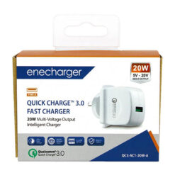 Enecharger-QC3-AC1-20W-A-AC-Wall-Charger-with-1-x-USB-A-20w-Output