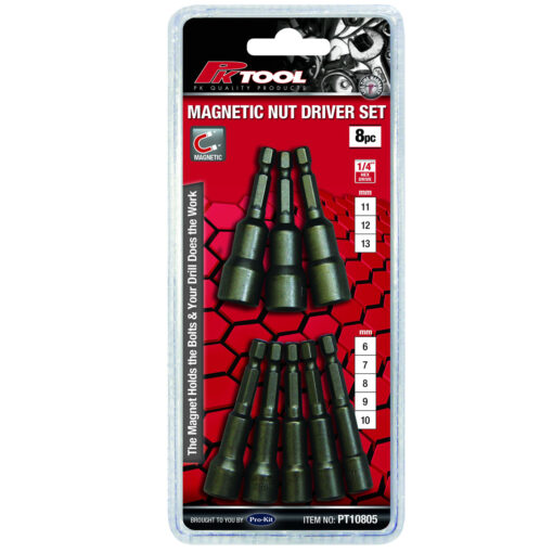 PK-Tools-PT10805-1_4in-dr-Magnetic-Nut-Driver-8pc-Set