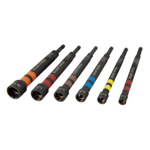 Klein-Tools-32950-Hollow-Magnetic-Colour-Coded-Ratcheting-Power-Nut-Driver-7pc