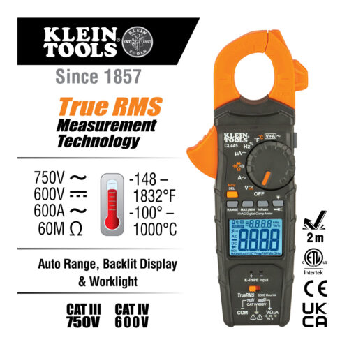 Klein-Tools-CL445-HVAC-Clamp-Meter