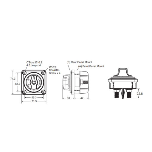 Littlefuse-880062-Battery-DIsconnect-Switch-48v-300a-Max