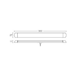 Narva-87526BL-300-x-27mm-LED-Strip-Lamp-12_24v