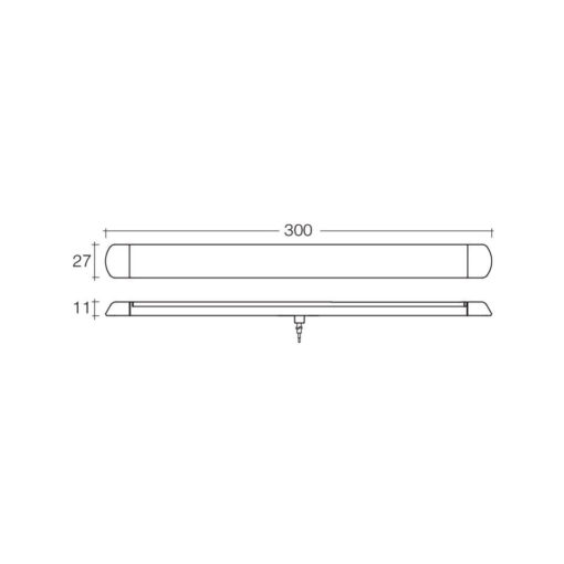 Narva-87526BL-300-x-27mm-LED-Strip-Lamp-12_24v