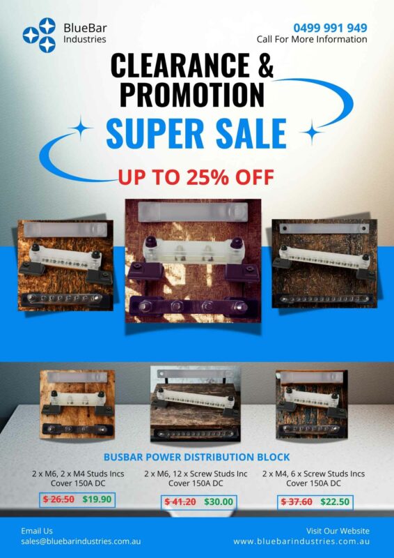 Busbar Power Distribution Block Sale Flyer