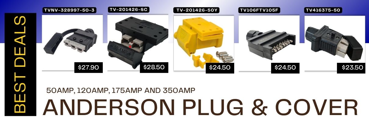 Trailer Vision Anderson Plug and Cover Banner with SKU