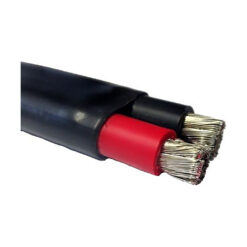 Solar PV Cable Twin Sheath 2 Core Flat Tinned Copper Cable