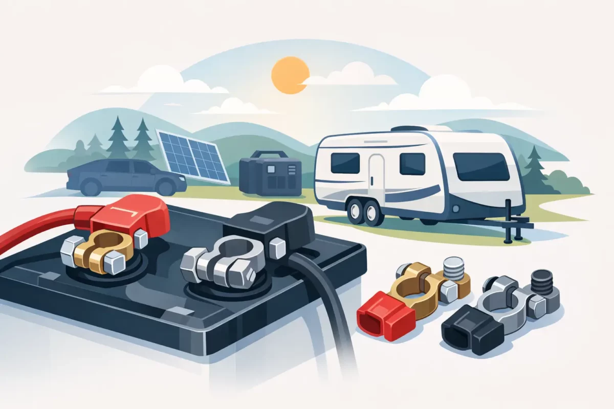 Battery Terminal Connectors for Caravans