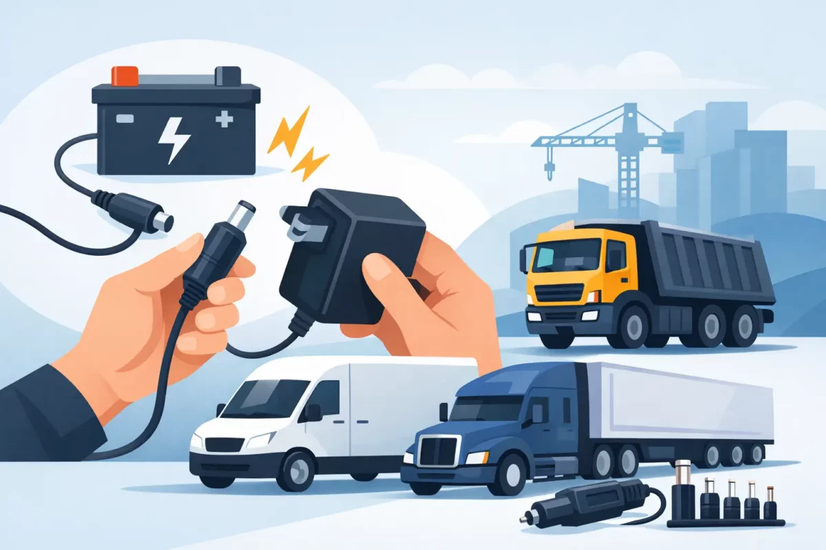 Choosing a 24v adaptor for work vehicles