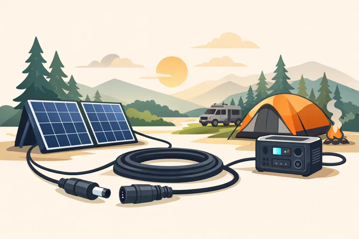 Choosing a Solar Lead Extension for Camping
