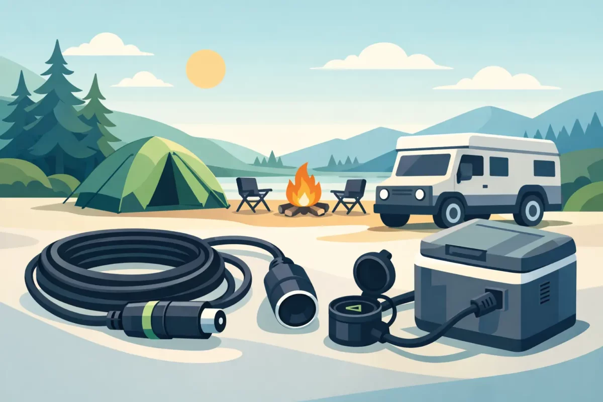 Best 12V Extension Leads for Camping