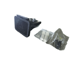 Anderson flush mount housing with cover closed, terminals and screws included in kit