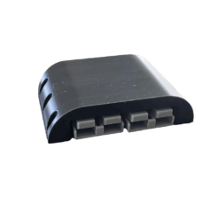 Bluebar dual Anderson plug surface mount with two 50A grey Anderson plugs and stainless steel fittings